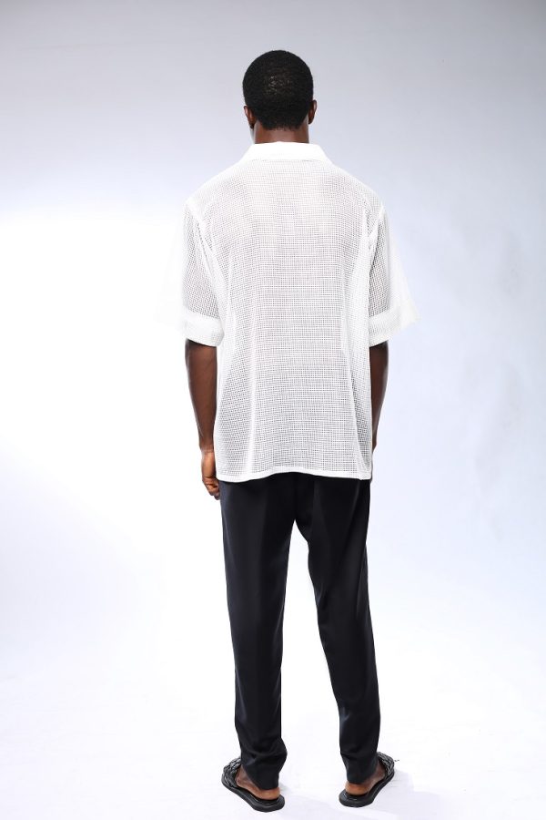 ETW WHITE NET SHIRT 005