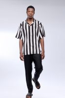 ETW BLACK AND WHITE STRIPPED SHIRT 003