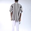ETW BLACK AND WHITE STRIPPED SHIRT 003