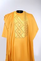 ETW YELLOW EMBROIDERY DESIGNED AGBADA 001