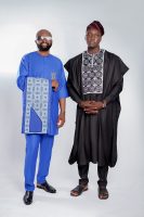 ETW BLUE EMBROIDERY DESIGNED AGBADA 003