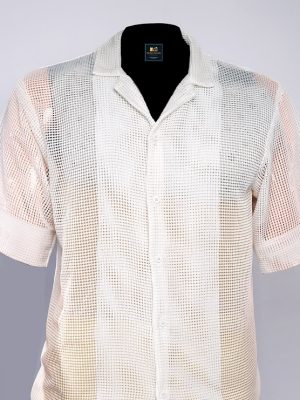 ETW WHITE NET SHIRT 005