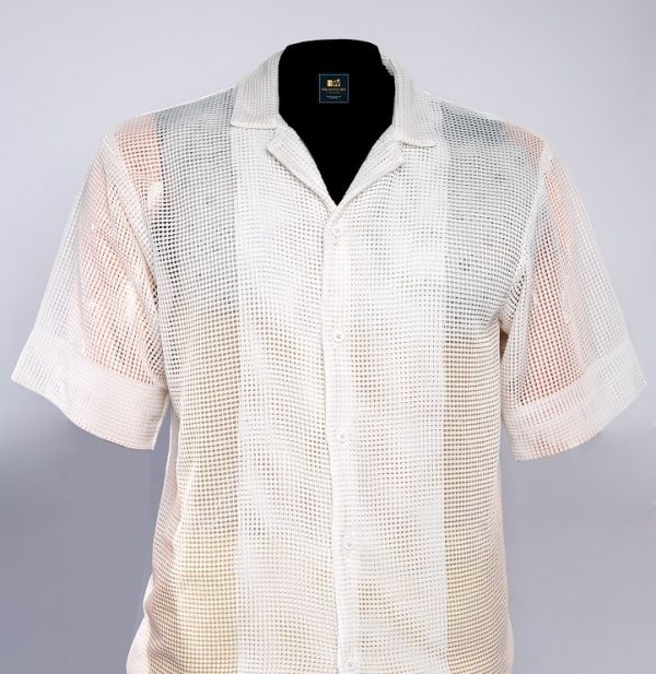 ETW WHITE NET SHIRT 005