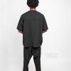 DESIGNED BLACK CREPE 04