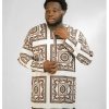 ETW BROWN AND WHITE DESIGNED JALABIA 010