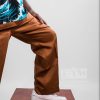 ETW PALM DESIGNED BROWN CREPE 03