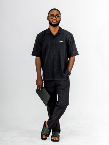 ETW short sleeved corporate two-piece crepe