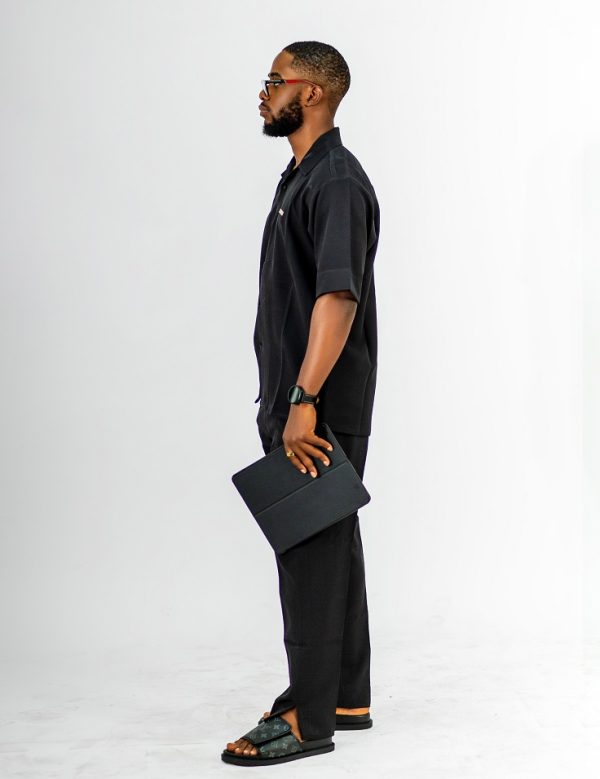 ETW short sleeved corporate two-piece crepe