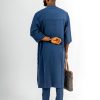 ETW three quarter sleeved blue kaftan