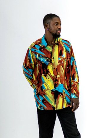 ETW Rainbow designed long sleeved shirt