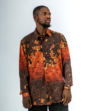 ETW Fire themed design long sleeved shirt