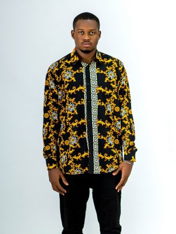 ETW spiral designed long sleeved shirt